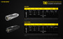 Nitecore TIKI LE Tiny 300 lumen rechargeable keychain and signal light