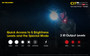Nitecore CI7 Dual 2500 lumen White and IR LED torch
