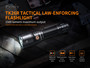 Fenix TK26R Tri-coloured 1500 lumen rechargeable tactical LED torch