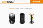 AceBeam K30 GT Compact 5500 lumen 1024m throw LED searchlight