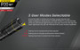 Nitecore P20 v2 - Strobe Ready 1100 lumen tactical LED torch
