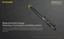 Nitecore NTP31 multifunctional bolt action tactical pen