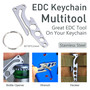 Klarus stainless steel EDC keychain multi tool 