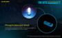 Nitecore TIKI GITD Blue glow in the dark 300 lumen keychain light