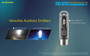 Nitecore TIKI GITD Blue glow in the dark 300 lumen keychain light