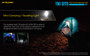 Nitecore TIKI GITD Blue glow in the dark 300 lumen keychain light