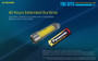 Nitecore TIKI GITD Blue glow in the dark 300 lumen keychain light