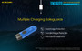 Nitecore TIKI GITD Blue glow in the dark 300 lumen keychain light