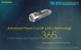 Nitecore TIKI GITD Blue glow in the dark 300 lumen keychain light