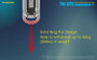 Nitecore TIKI GITD Blue glow in the dark 300 lumen keychain light