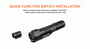 AceBeam P15 EDC 1700 lumen 330m rechargeable LED torch