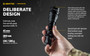 Armytek Predator Pro 1500 lumen 501m throw rechargeable LED torch