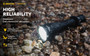 Armytek Predator Pro 1500 lumen 501m throw rechargeable LED torch