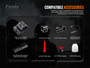 Fenix TK20R V2.0 Compact 3000 lumen rechargeable tactical LED torch