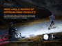 Fenix BC26R Wide-angle 1600 lumen rechargeable LED bike light + BC05R V2.0