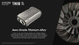 Nitecore TINI2 Ti 500 lumen USB-C rechargeable titanium keychain light