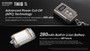 Nitecore TINI2 Ti 500 lumen USB-C rechargeable titanium keychain light