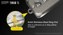Nitecore TINI2 Ti 500 lumen USB-C rechargeable titanium keychain light