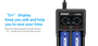 Xtar VC2SL 2 Channel USB-C powered battery charger