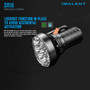 Imalent SR16 Powerful 55000 lumen 1715m throw rechargeable search light