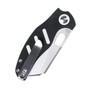 Kizer V3488C7 Mini Sheepdog C01c No lock G10 Black & White