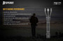 Speras T217K Long range 1400 lumen 1400m throw rechargeable hunting kit