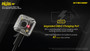 Nitecore NU05 V2 Kit 40 lumen Red & White output rechargeable LED headlamp