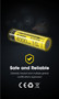 Nitecore NL1840HP High Drain 4000mAh Li-ion18650 rechargeable battery