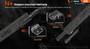 AceBeam G15 Compact 1800 lumen 390m rail-mount tactical torch