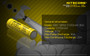 Nitecore IMR 3100mAh 35A Flat Top 18650 Twin Pack Vape Batteries