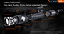 AceBeam L16 2.0 OD Green 2100 lumen 670m rechargeable tactical torch