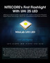 Nitecore MT1A Pro Lightweight 800 lumen rechargeable AA torch
