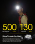 Nitecore NU30 Triple Output 500 lumen lightweight headlamp