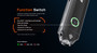 AceBeam UC20 Flat design 1000 lumen EDC torch with Red + UV light
