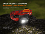 Fenix HL18R-T V2.0 Lightweight 800 lumen rechargeable trail-running headlamp