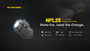 Nitecore NPL25 900 Lumen Rechargeable Compact Rail Mount Tactical Light