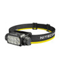 Nitecore HC75 UHE 3000 Lumen USB-C Rechargeable Headlamp from a front-left angle, highlighting its powerful light array.