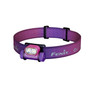 Pink Fenix HM55R 1200 Lumen Lightweight Multi-LED Rechargeable Headlight with its adjustable pink headband.