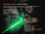 Fenix GL23R 1200 Lumen Rechargeable Rail Mount Light with Green Laser
