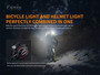 Fenix BC30 V2.0 Wireless remote switch 2200 lumen LED bike light + Fenix BC05R V2.0