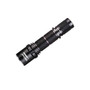 Weltool T6 LED flashlight, black, angled view showing the lens and textured body, on a white background.