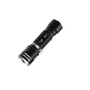 Black Weltool T3 Stumpy Tiger EDC flashlight with pocket clip, angled view on white background.