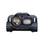 Front view of the Fenix HM65R V2.0 headlamp unit, showing dual LED lights.