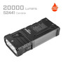 Acebeam X35 flashlight, 20000 lumens, 52441 candela, shown from an angled top view with a "NEW!" badge.