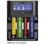 XTAR L4 Pro - Smart Battery Charger for 1.2V NiMH and 1.5V Li-ion AA/AAA Batteries