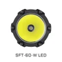 Close-up front view of the Acebeam P20 Mini tactical flashlight head with SFT-60-W LED.