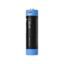 Wubenlight Wuben Abe3400 18650 3400mAh battery, side view highlighting the Type-C charging port.