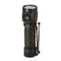 Skilhunt EC150 right-angle flashlight with side switch and pocket clip, shown at an angle on a white background.