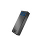 Nitecore CARBO 20 - 20000mAh Lightweight Fast-Charge Powerbank shown at an angle with blue hexagonal elements.