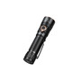 Fenix E40R - 5000 Lumen Rechargeable EDC Torch full length angled view showing the entire torch.